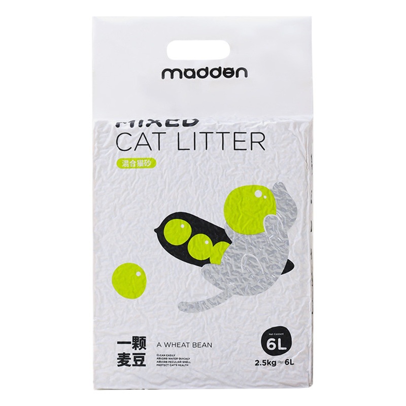 Camada de gato tofu camada desodorante grupo libre de polvo bentonita camada de gato envío gratis 2,5 camada de gato mixta tofu camada de gato