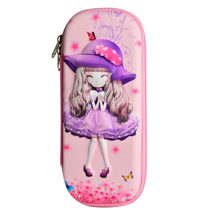 Three dimensional cartoon children's capacious pencil case for elementary school students, wholesale, fall protection