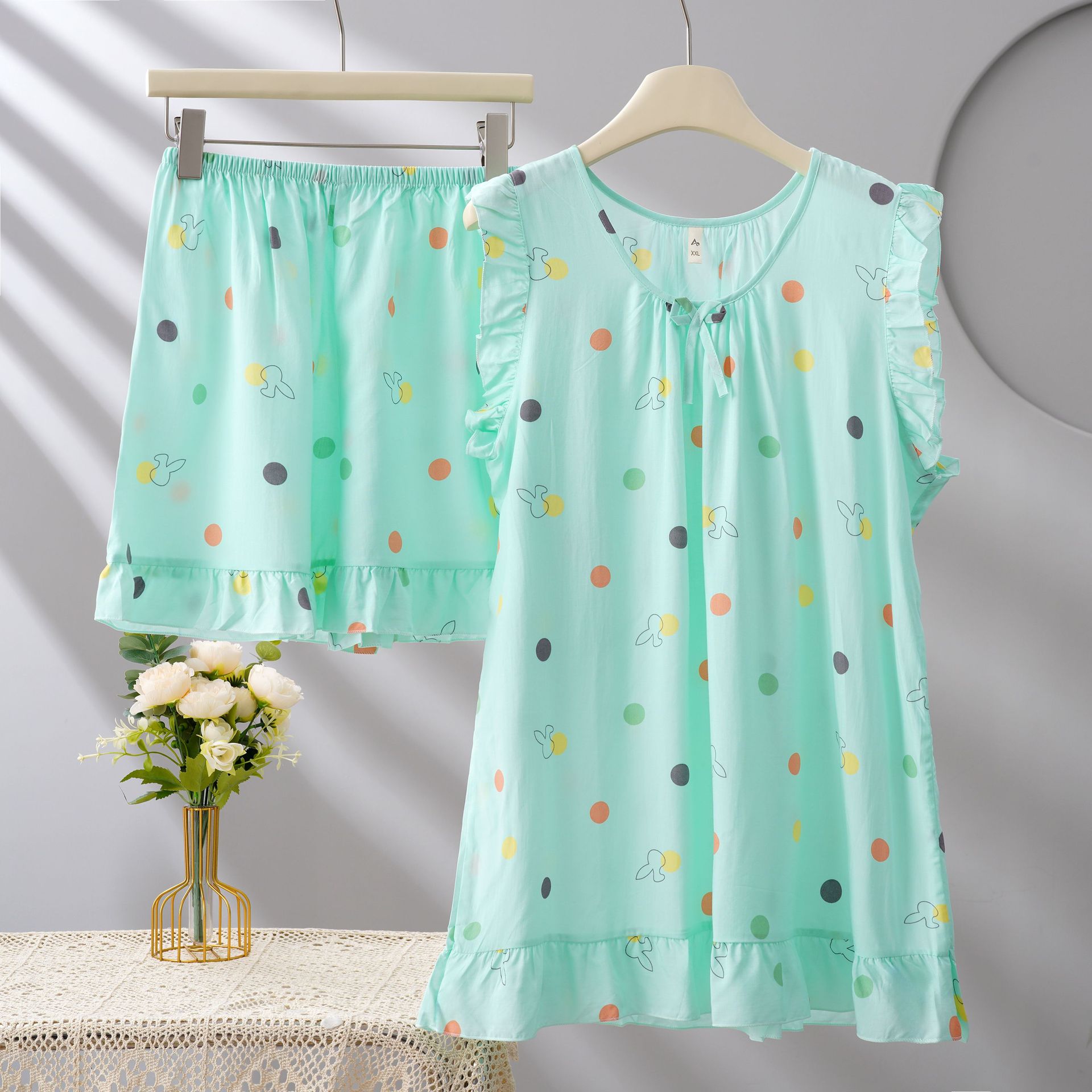 Green dot bunny
