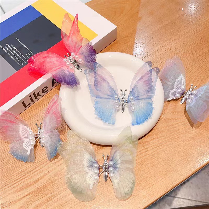 Sweet Butterfly Metal Hair Clip display picture 2