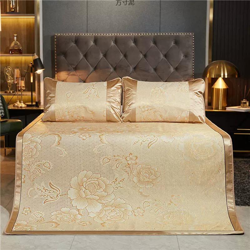 夏季冰丝凉席可折叠冰丝席1.5学生宿舍空调1.8单件0.6米席子批发