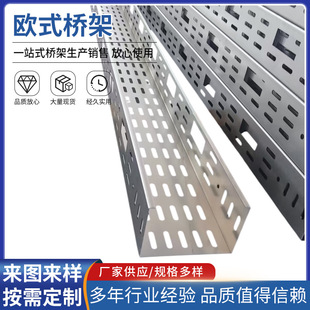 European-Style Bridge Truss, Multi-Hole Bridge Truss, Stainless Steel Wire Trough, Punched Pallet Bridge Truss, Various Specifications, Smooth Appearance