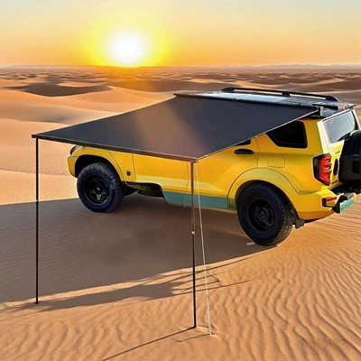Camping Tent Quick-Open Canopy, Avtomobil yan çətirləri - vinyl-canopy-16x25