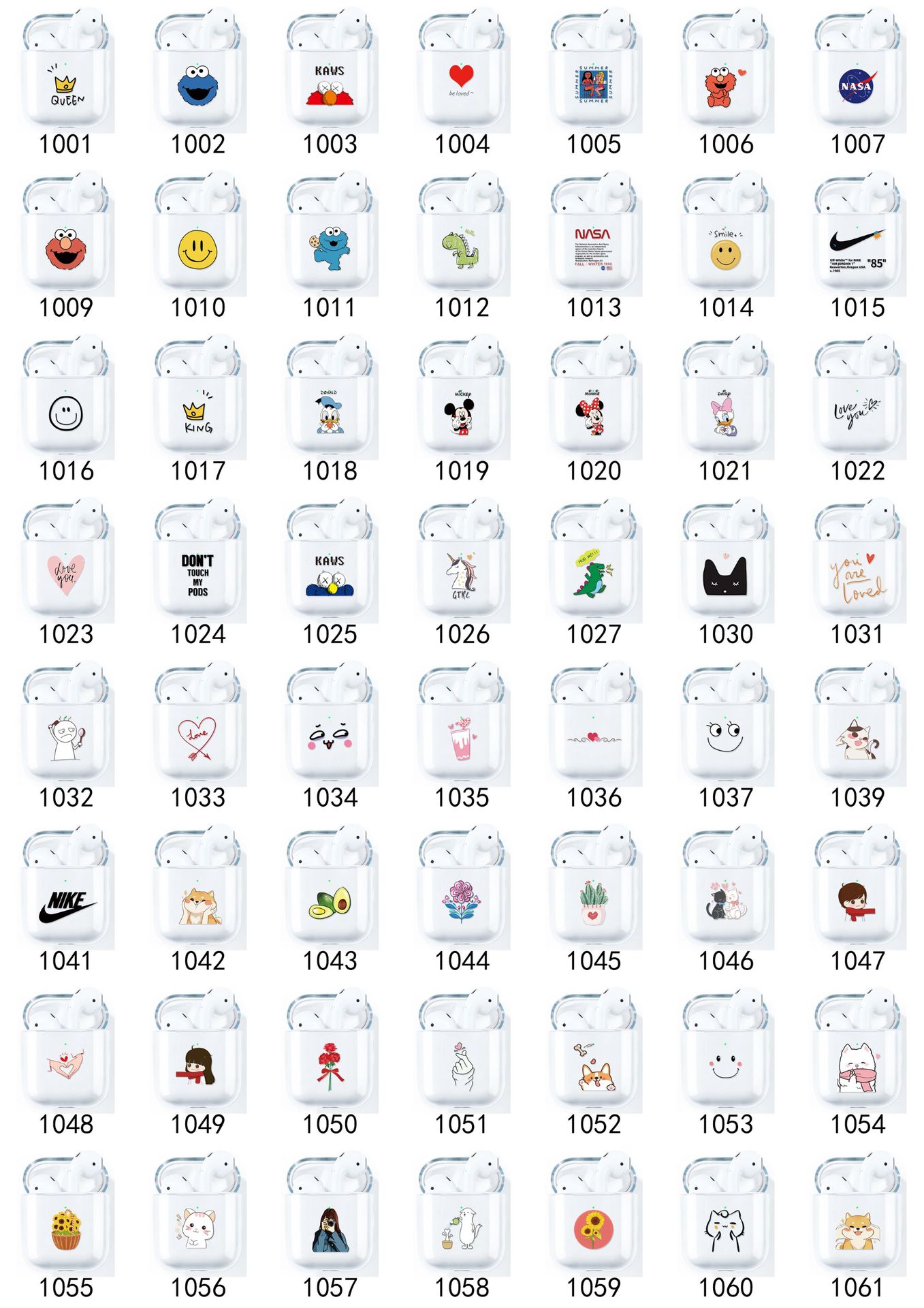 TPU/PC彩繪卡通硬軟殼適用蘋果AirPods Pro掛鈎 airpods保護套