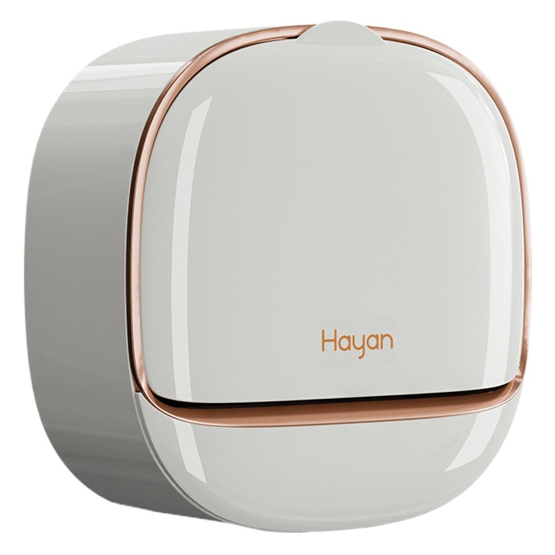 Caja de jabón de lujo ligero drenaje inodoro rack de almacenamiento libre de ponche caja de jabón montada en la pared con tapa flip caja de jabón de lavandería