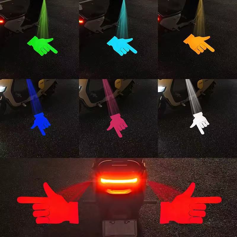 【Source Factory】Motorcycle Projector Turn Signal Light Led Atmosphere Turning Light Ground Light Gesture Light High Brightness Warning Light