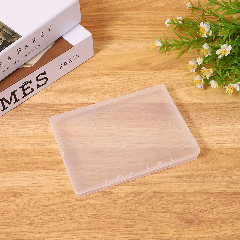 A6 Card Display Box Headset Necklace Jewelry Cosmetic Desktop Fit Box Puzzle Needle and Wire Packaging Plastic Box