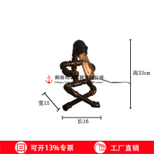 水管灯工业风台灯铁艺灯工业复古风酒吧机器人水管台灯生日礼品