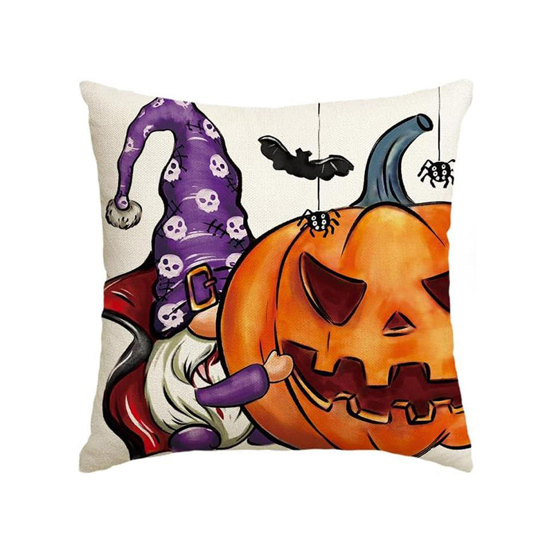 ハロウィンゴースト枕カバーホリデーホームパーティー装飾リビングルームソファクッション寝室ベッドサイドリネンクッション|undefined