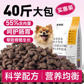 狗粮40斤装通用型金毛拉布拉多幼犬成犬大型犬一手货源一件代发