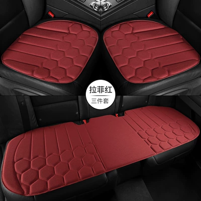 Four Seasons Pad – seat cushion, suitable for all - raffi-red-upgraded-seaweed-fiber-seat-cushiondrivers-side-1-square-cushion-4749cm