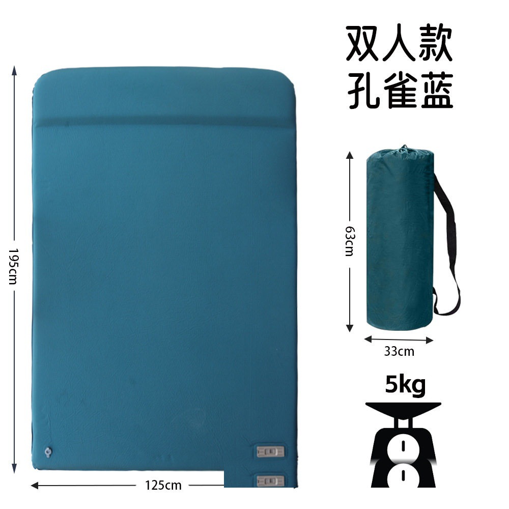 Automatic inflatable mattress, outdoor camping bed, electric pump, foldable tent, sleeping pad, for home, office, and naps