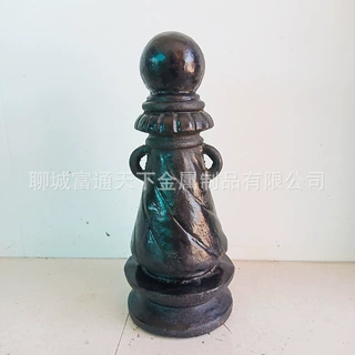球墨铸铁市政道路阻车柱景区广场隔离柱河道铁链柱护栏防护