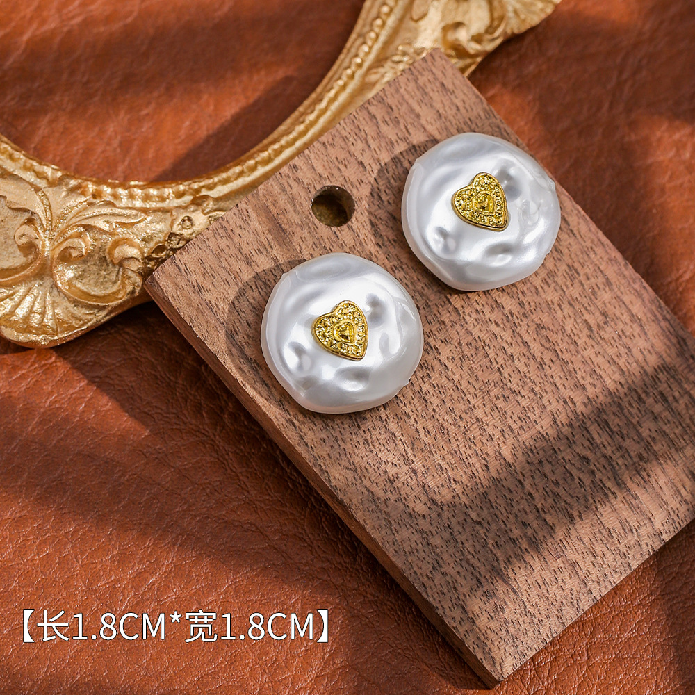Fashionable earrings, silver 925 sample