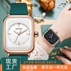 Trend silica gel fashionable universal quartz square watch, city style, wholesale