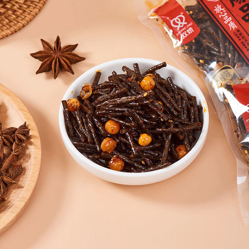 Baby Snacks Spicy Strips 50g Changsha Spicy Dry Nuts Halal Night Market Stalls Bulk Wholesale