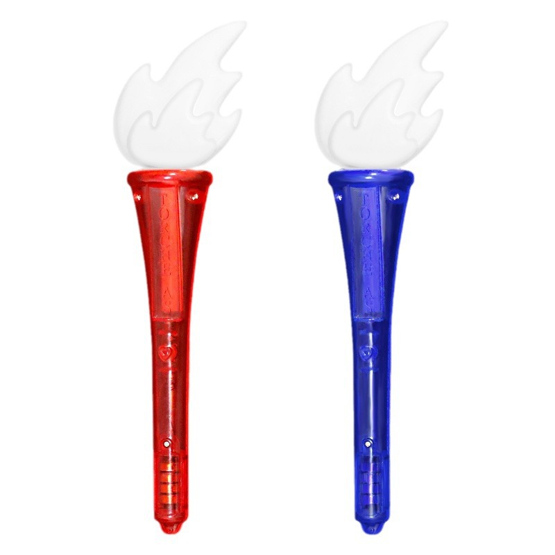 Antorchas Brillantes en Existencia, Festival de las Antorchas de Yunnan, Día Deportivo Estudiantil, Celebración, Palos LED Intermitentes de Colores, Reunión de Fogatas Étnicas Yi