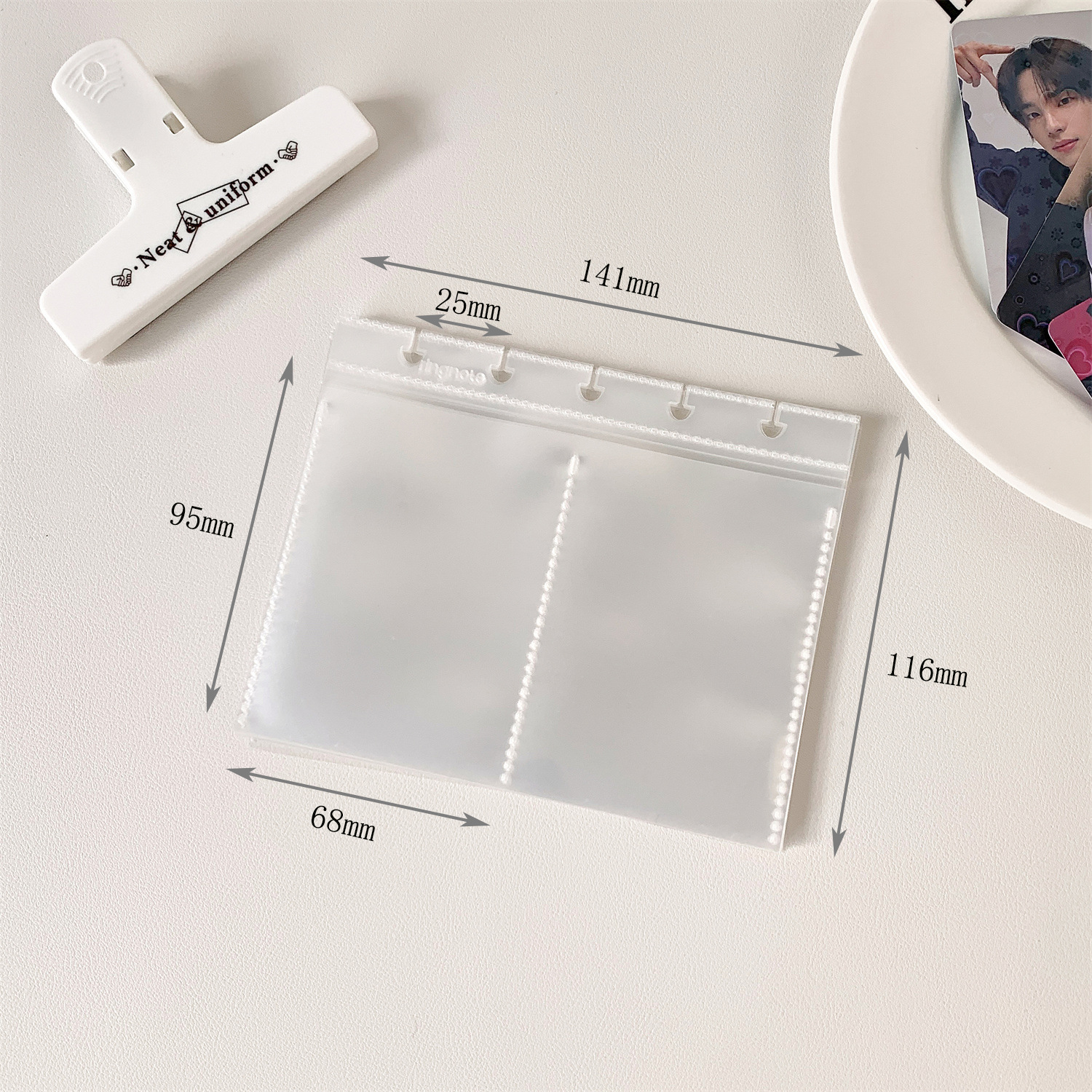 3.7inch 그리드 PP 내부 페이지 20매/팩(내부 페이지만)