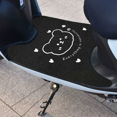 Electric vehicle foot mat – Mud Scraping and Dust Removal Anti-skid Mat - care-bear-2540cm-delectangular-shape-can-be-cut-by-yourself
