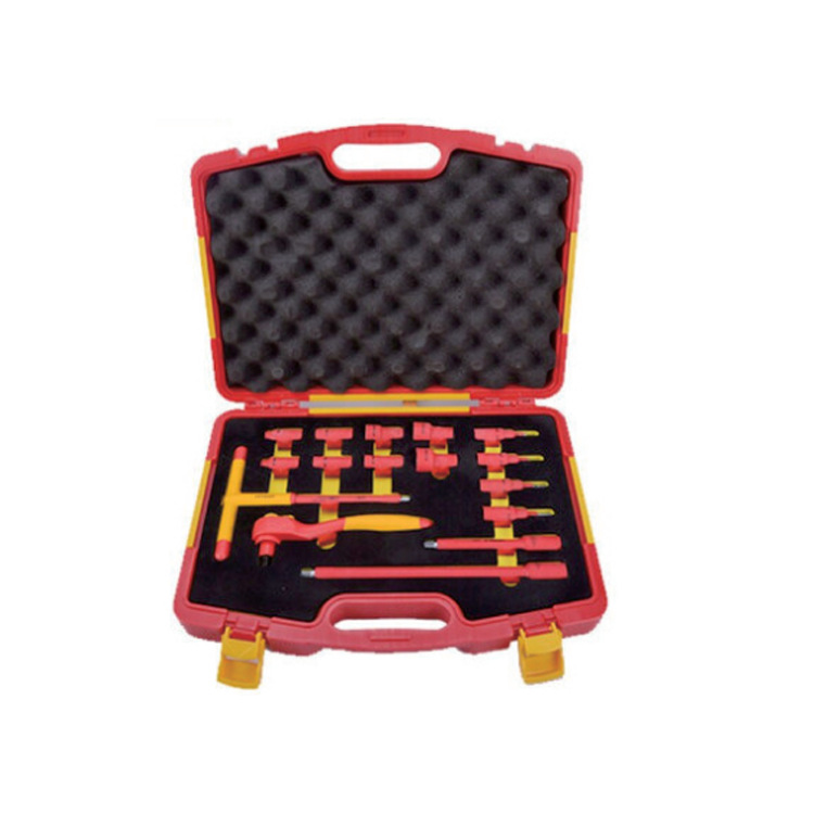 16件10mm系列绝缘工具组套 电工组合检修工具 弈远供应