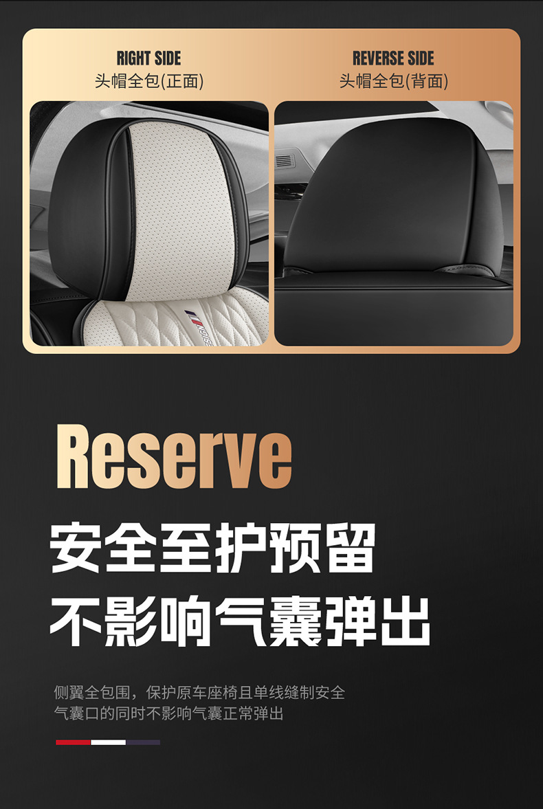 25 Years New Universal Diamond Perforated Leather Car Seat Cushion Seat Cover Dropshipping Wholesale International Station Export