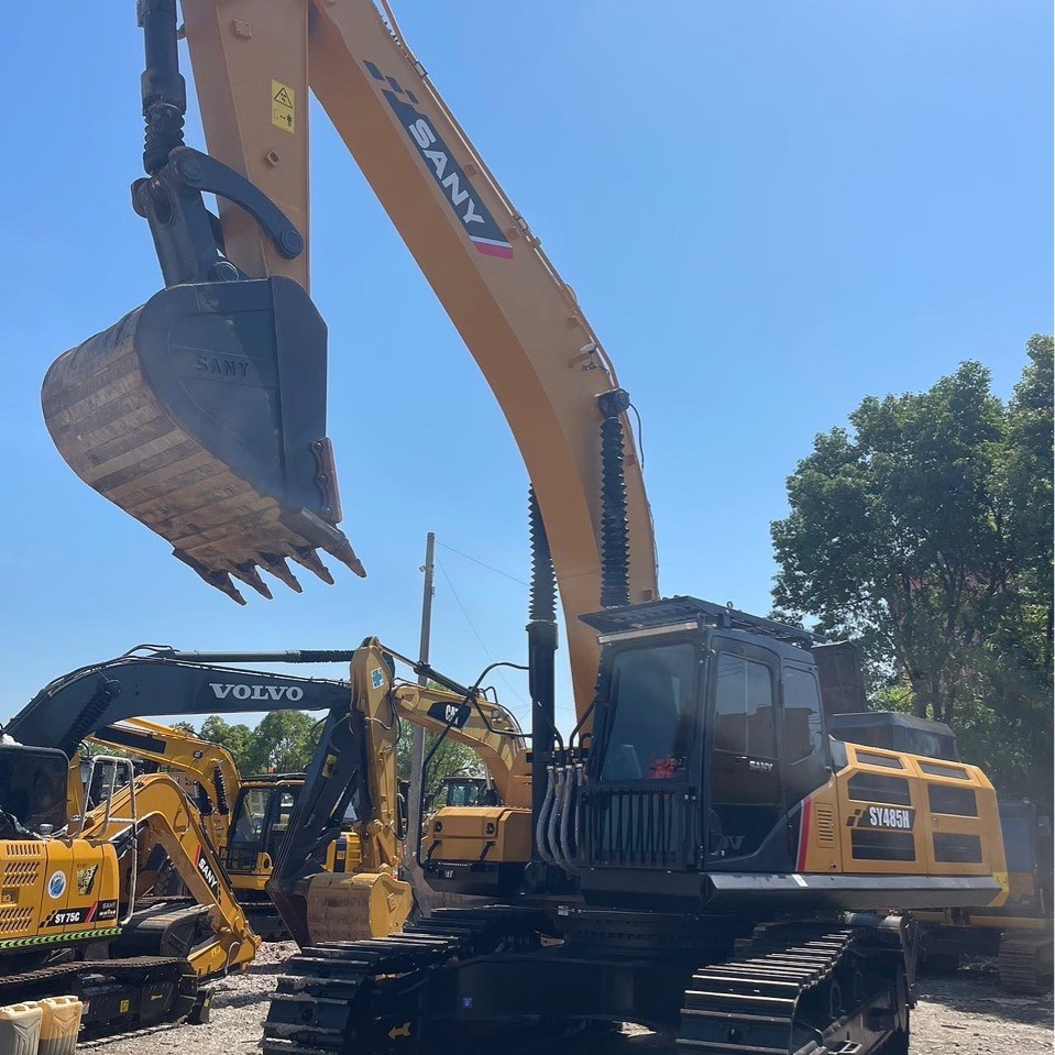 30 toneladas de segunda mano Sany485 gran excavadora Komatsu 400_8 excavadora puede exportarse al extranjero