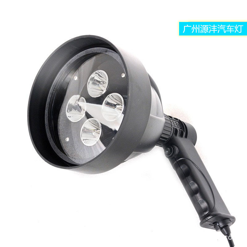 New Led Outdoor Portable Handheld Light 6-Inch 40W High-Brightness Road Maintenance Work Light Night Fishing Searchlight Detection