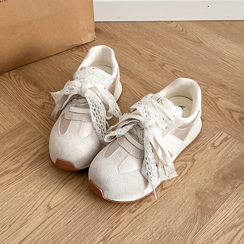 Ballet de encaje no-pantalón Argan De zapatos de entrenamiento 2025 nuevo estilo primavera y otoño con pantalones de piernas largas zapatillas deportivas púrpura image 9