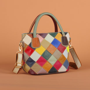 (Wholesale), (Cross-border trading), ethnic leather one-shoulder bag