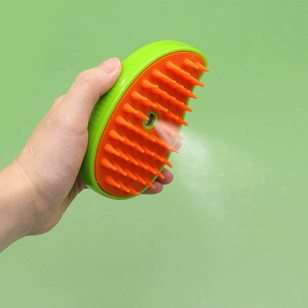 Электрический спрей для домашних животных Расческа Расческа для кошек Расческа для чистки расческа манго паровая щетка для собак