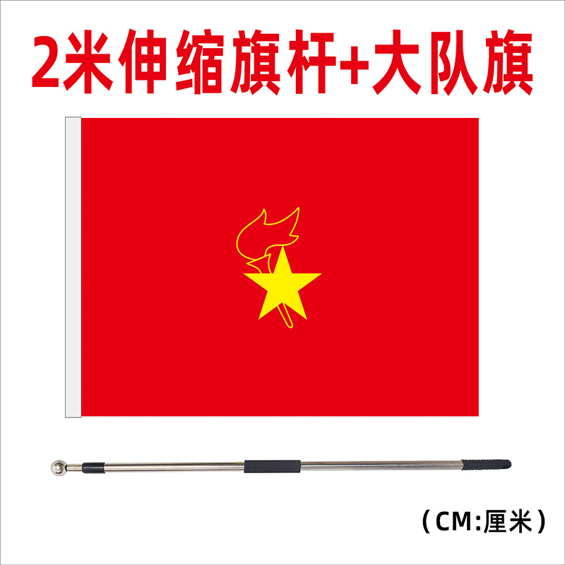少先队中队旗手摇旗手持大队旗小队旗中队旗杆2号3号4号大队旗户|undefined