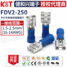 KST�����dFDV2-250ĸ����6.3��� PVC��^�����^ UL CSA RoHS�J�C
