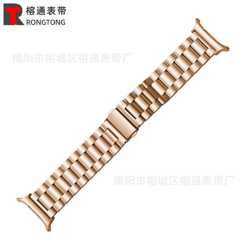 Para Galaxy watch Ultra/7/6/5 banda de acero 40/42/43/44/45/46/47 cuentas sólidas