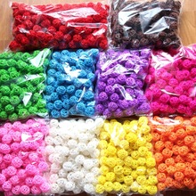 新鲤华工艺 白藤球批发 3厘米彩色藤球 彩球 酒店幼儿园装饰球