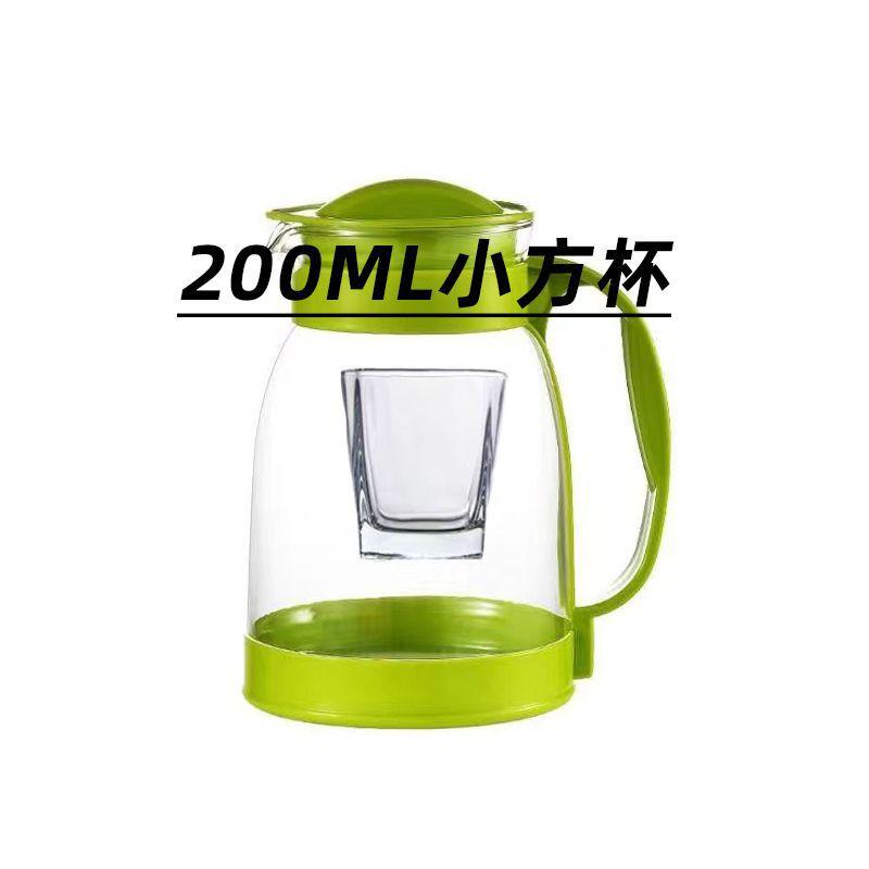 Hervidor frío de gran capacidad, vaso de agua hervida fría resistente a altas temperaturas, juego de tetera, olla de jugo para el hogar, hervidor frío a prueba de explosiones