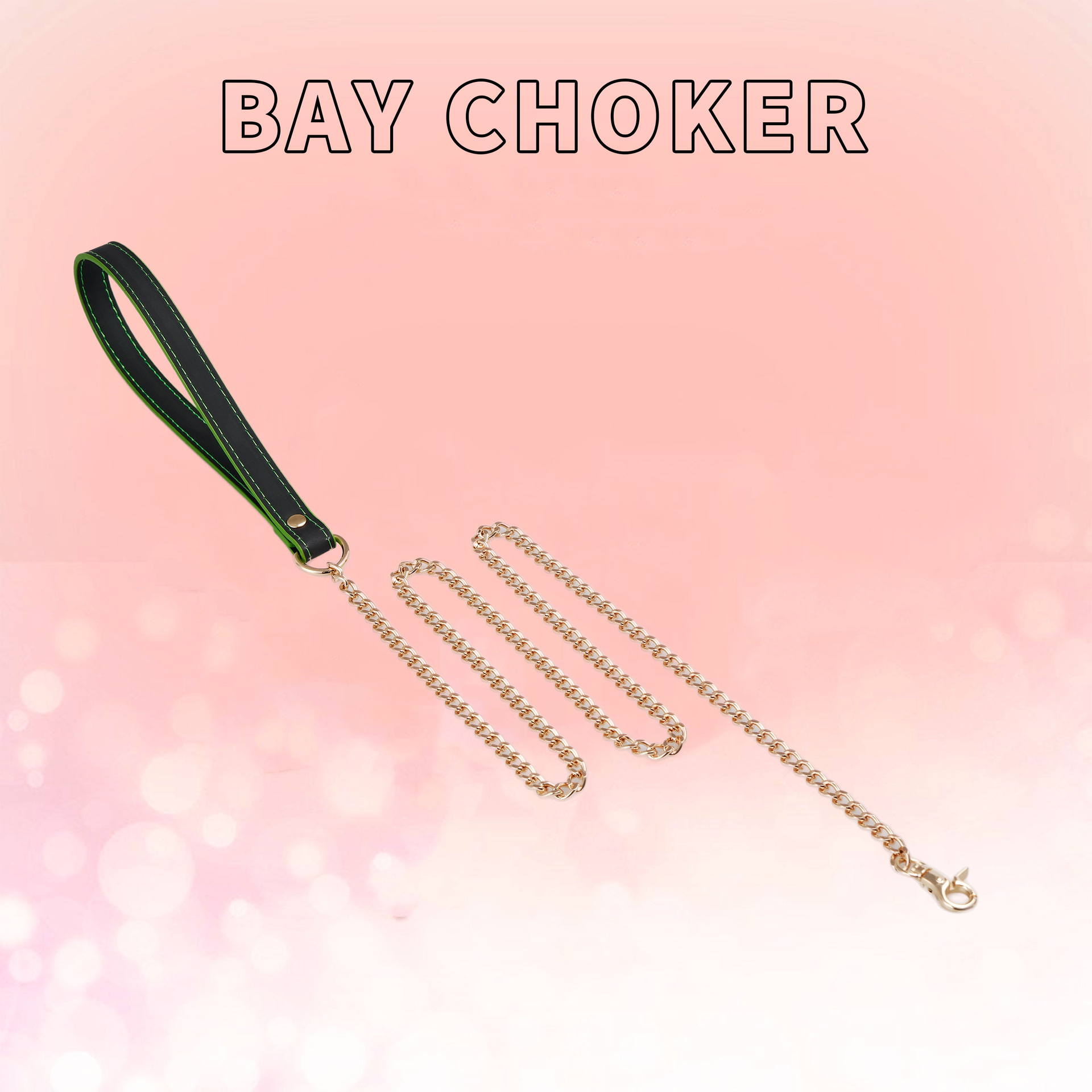 검정색과 녹색 견인 로프