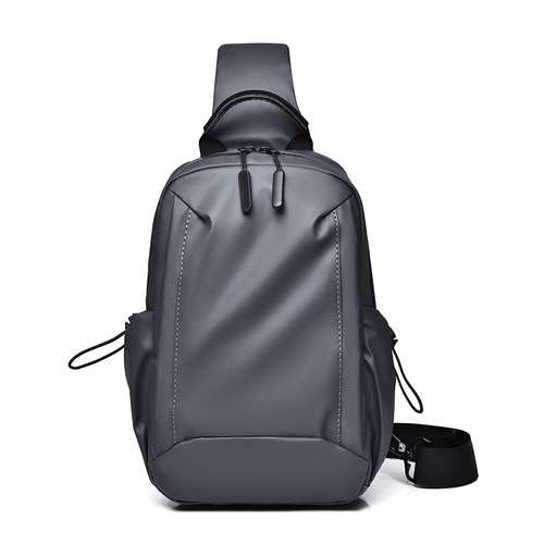 Cross-border waterproof backpack men's casual crossbody bag stylish men's chest bag sports chest bag multifunctional wear-resistant bag