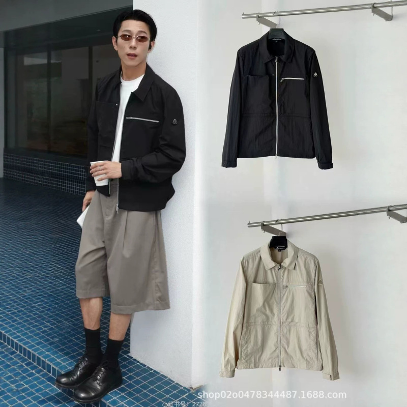 High-end Moo Knuck 26SS autumn/winter new collection: small scissor-style collar, zip-up functional jacket High-end Moo Knuck 26SS autumn/winter new collection: small scissor-style collar, zip-up functional jacket
