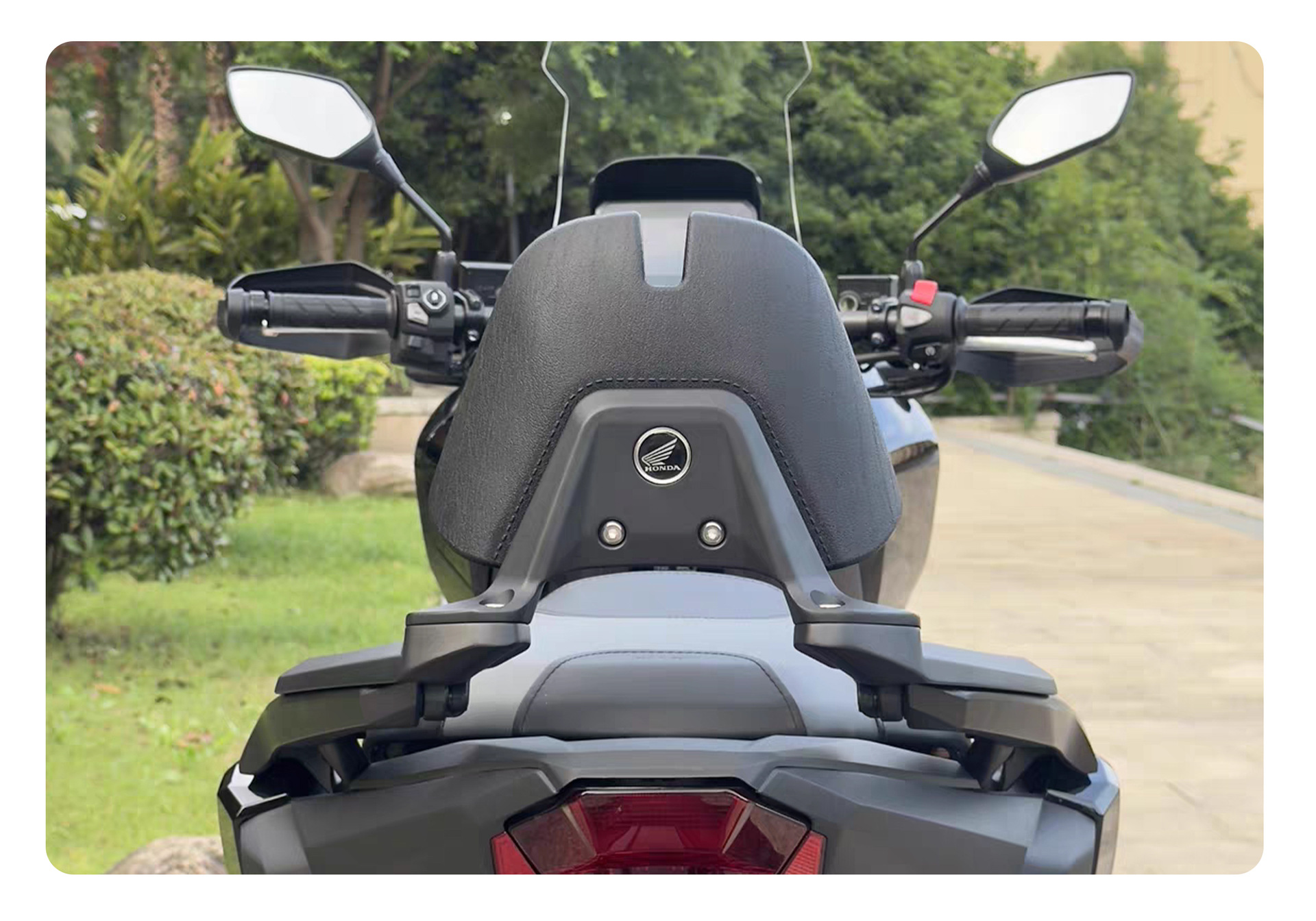 Suitable for Honda Adv350 Modified Aluminum Alloy Rear Backrest Adv Upgraded Backrest Honda Adv350
