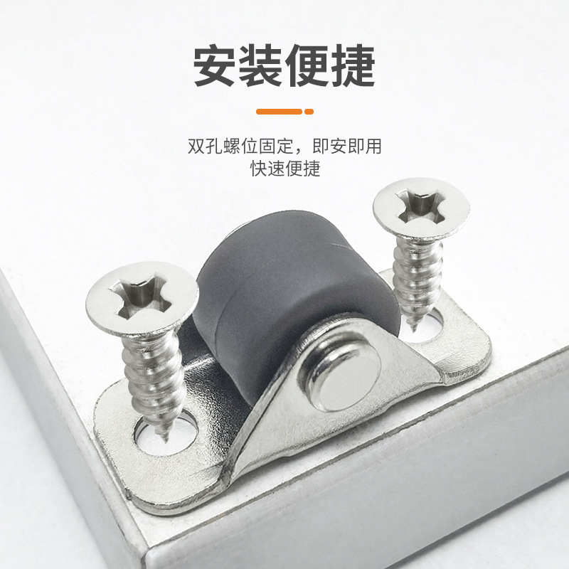 0.5inch サイレントゴムリニア方向性ゴムホイール家具引き出し靴キャビネットベッド足滑車ミニ耐摩耗性小型ローラー|undefined