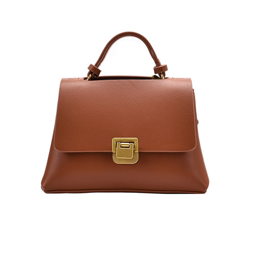 Retro Casual Texture Women's Small Handbag 2024 New Arrival Bags Trendy Fashion Top Handle Bag Ins Single Shoulder Crossbody Bag