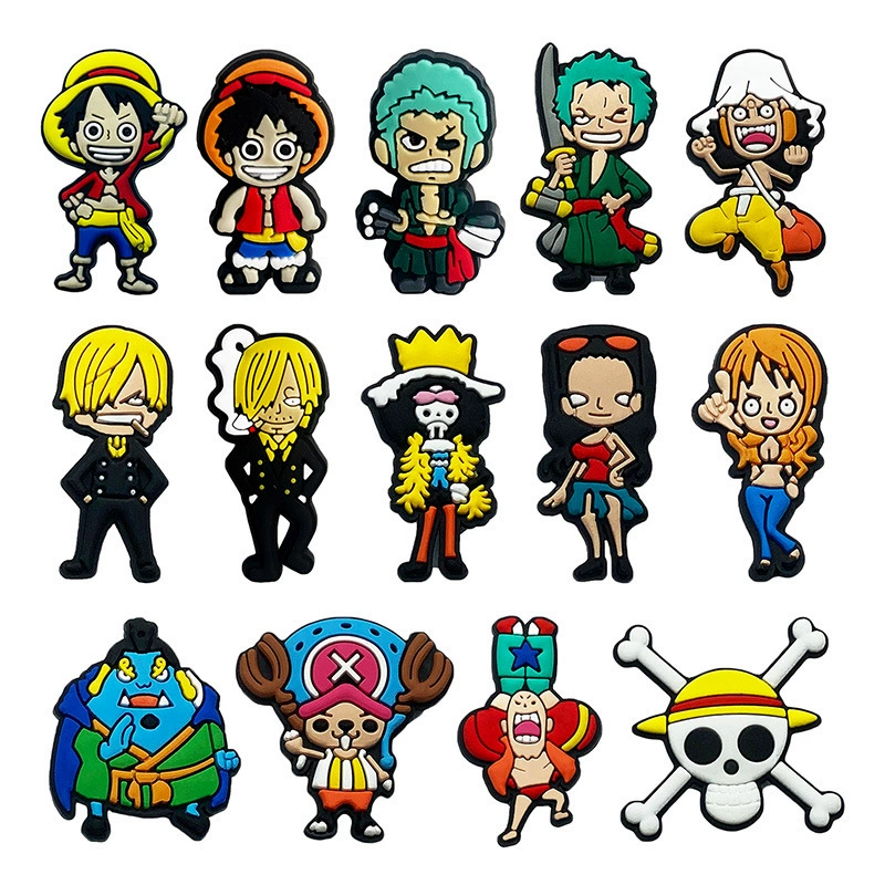 [One Piece] пещерная обувь diy аксессуары застежка для обуви декоративные croc декоративные застежки для обуви аксессуары ПВХ обувь цветы