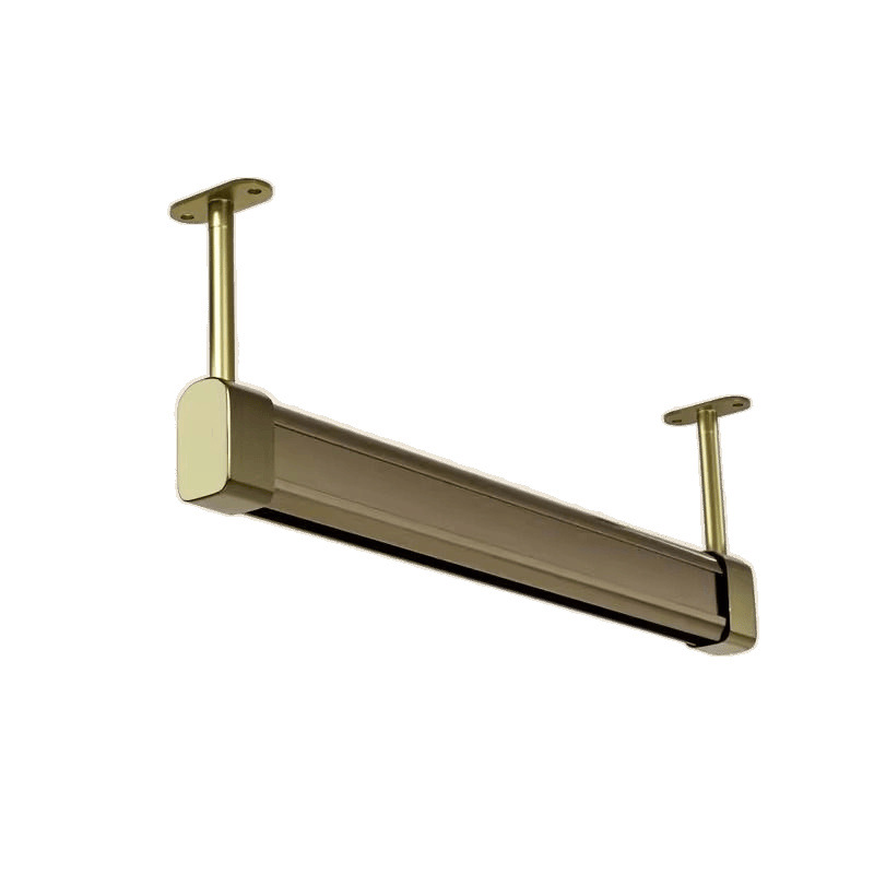 Shallow wardrobe vertical rod hanging cabinet top installed hanging rod wardrobe through cabinet narrow wardrobe hanging rod built-in cabinet vertical installed hanging rod