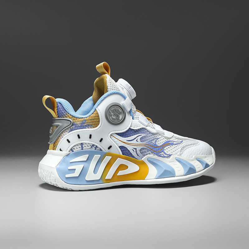 Zapatillas de baloncesto para niños, zapatillas deportivas para niñas, nueva malla de verano, transpirable, zapatillas de entrenamiento ligeras para niños, malla