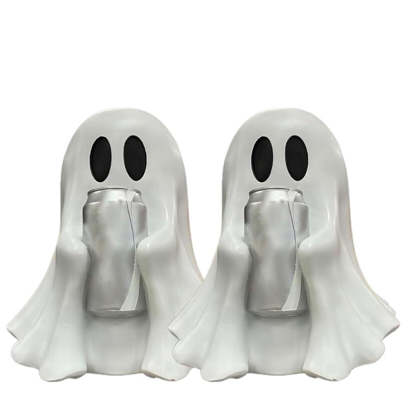 ゴーストドリンクホルダーゴーストドリンクホルダーハロウィンコーラゴースト缶ホルダーデスクトップ装飾ソーダ|undefined