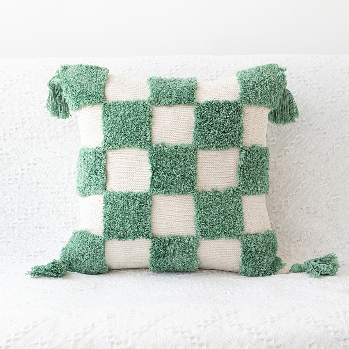 Casual Geometric Cotton And Linen Pillow Cases display picture 5