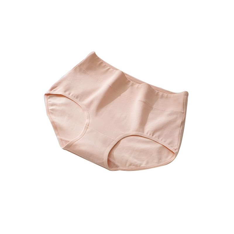 40 ropa interior de algodón fábrica de las mujeres al por mayor simple y cómodo levantamiento de cadera vientre contratación ropa interior de cintura alta algodón chica calzoncillos