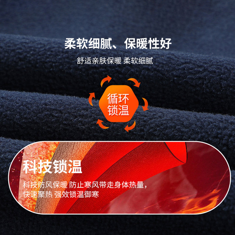 400克超细摇粒绒工作服定制印logo秋冬企业团队活动外套 现货批发|undefined