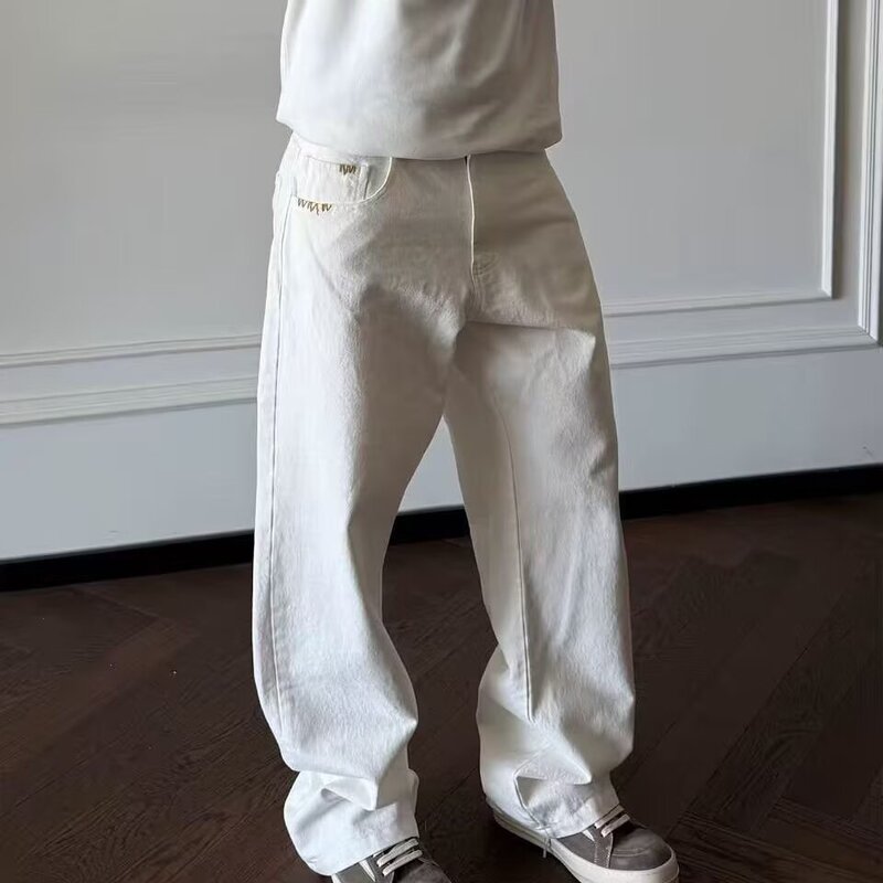Loose-Fitting Flared Jeans for Petite Women, New Autumn/Winter Style, High-Waisted, Slimming, Floor-Length Pants