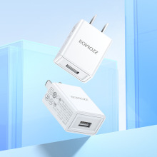 ROMOSS/罗马仕TK10S单口直插充电器5V2.1A电源适配器手机充电头